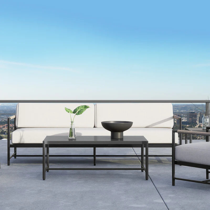 Pietra Sofa in Dupione Celeste, No Welt