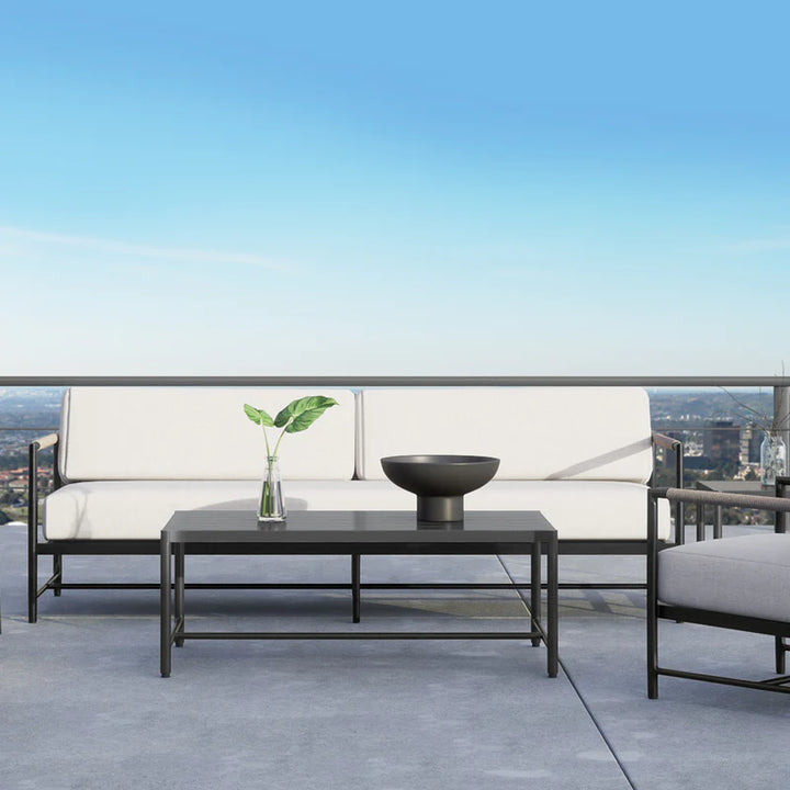 Pietra Sofa in Dupione Celeste, No Welt