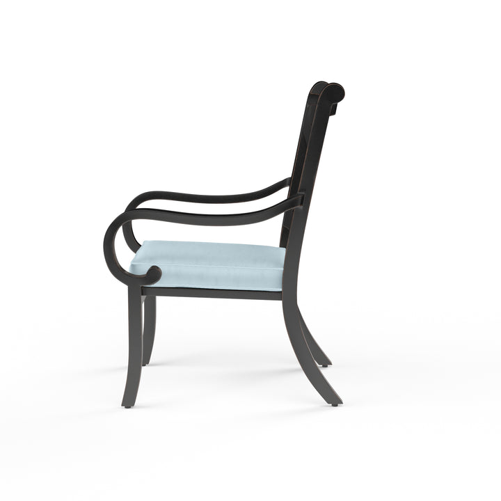 Monterey Dining Chair in Canvas Skyline w/ Self Welt