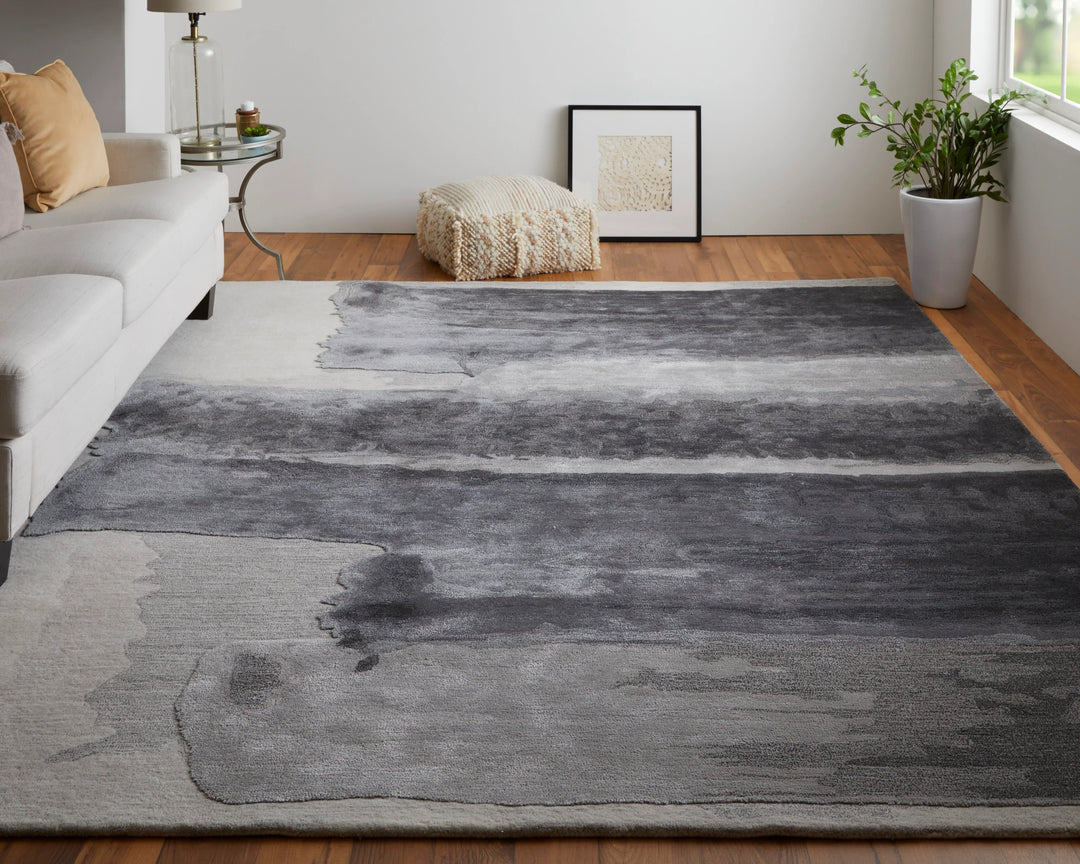 Rectangle/Charcoal-Ivory