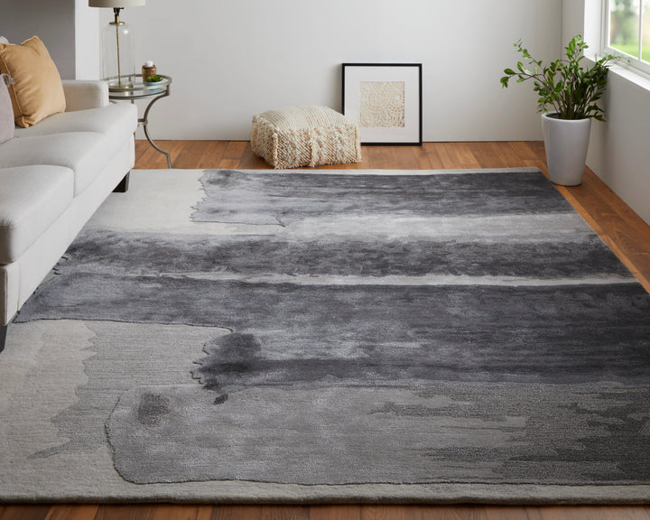 Rectangle/Charcoal-Ivory
