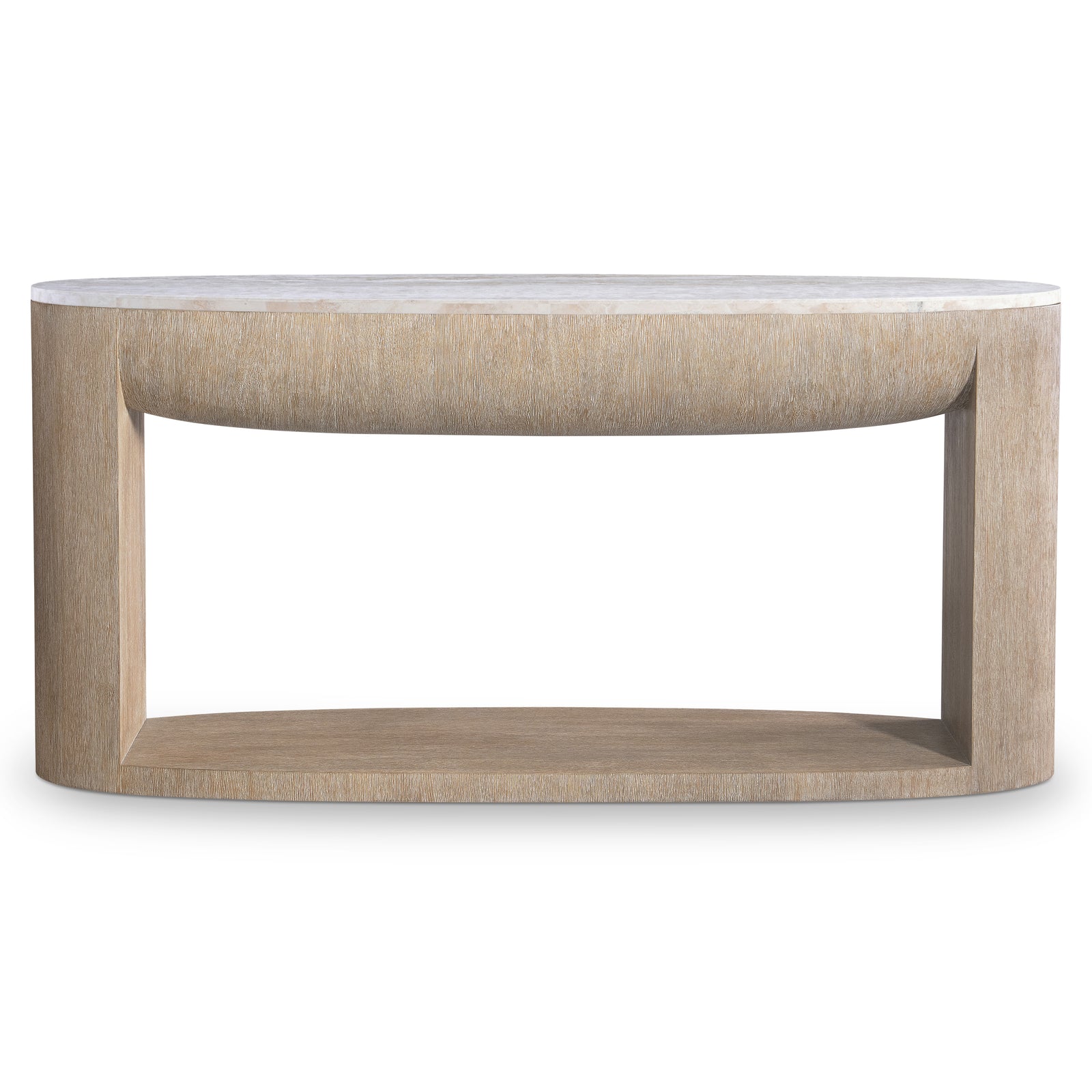 Loggia Oval Console Table