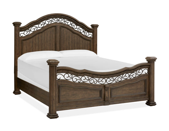Durango Willadeene Brown Queen Panel Bed - B5133-54