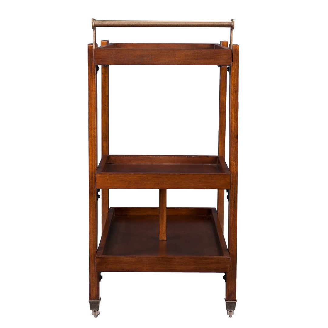 Holly & Martin Zhori Midcentury Modern Bar Cart - AmericanHomeFurniture