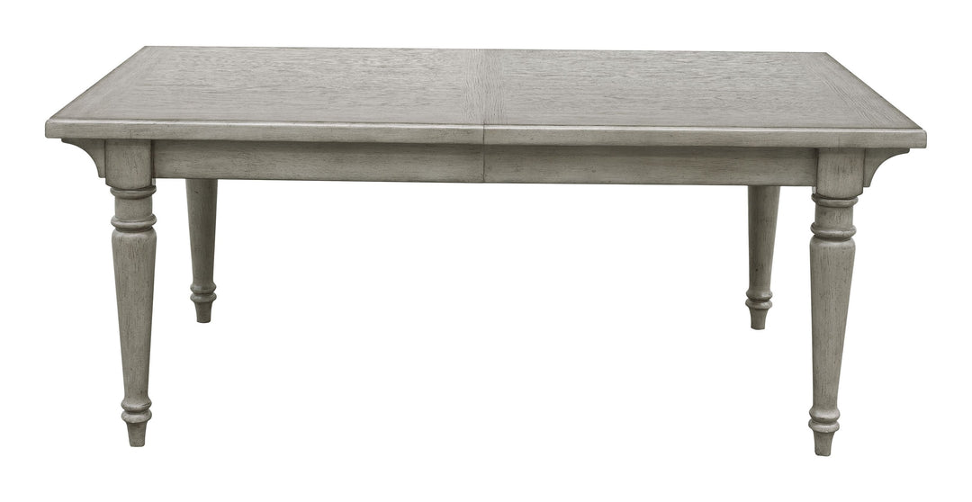 Madison Ridge Bluff Grey Farmhouse Leg Dining Table - P091240