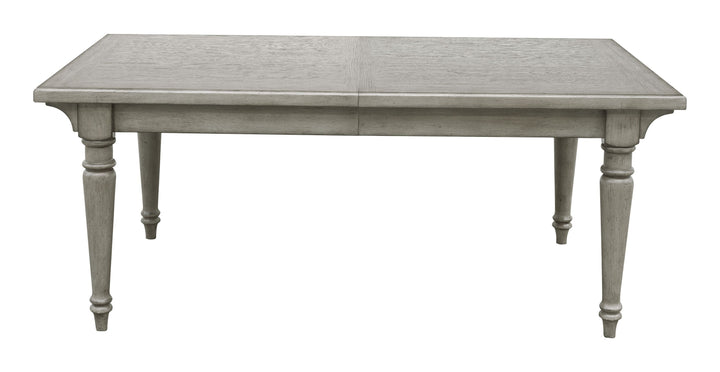 Madison Ridge Bluff Grey Farmhouse Leg Dining Table - P091240