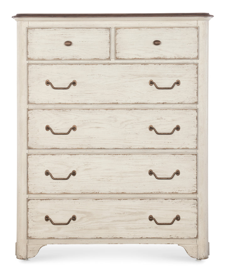 American Home Furniture | Hooker Furniture - Americana Six-Drawer Chest 1 - Daisy