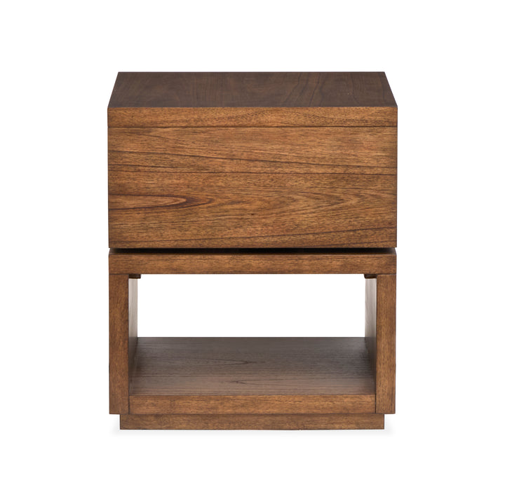 Newton Cinnamon Square End Table - T6505-01