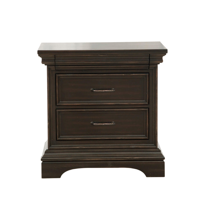 Caldwell 2 Drawer Nightstand - AmericanHomeFurniture