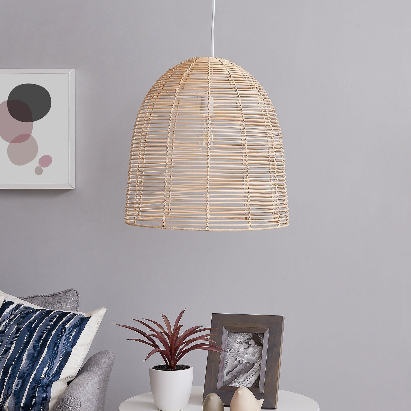 SEI Furniture Formosa Rattan Pendant Lamp PENDANT LIGHTING