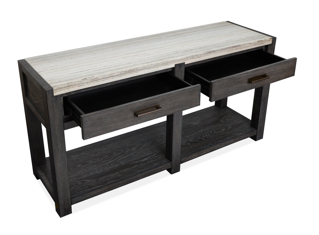 Plum Creek Ravenwood Black Rectangular Sofa Table - T5990-73