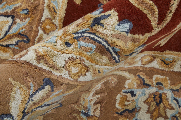 Rectangle/Rust-Beige