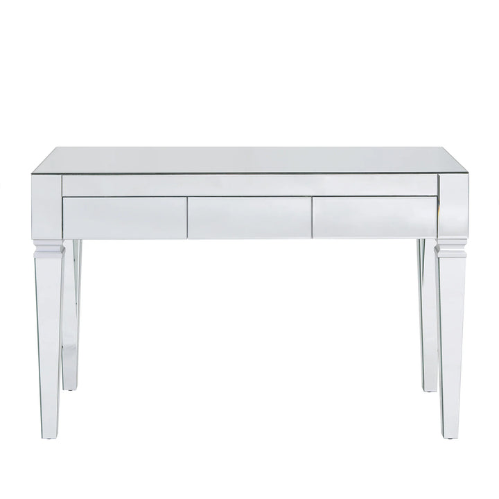 Darien Mirrored Desk - Glam - Silver - AmericanHomeFurniture