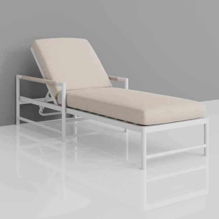 American Home Furniture | Sunset West - Sabbia Chaise in Echo Ash, No Welt