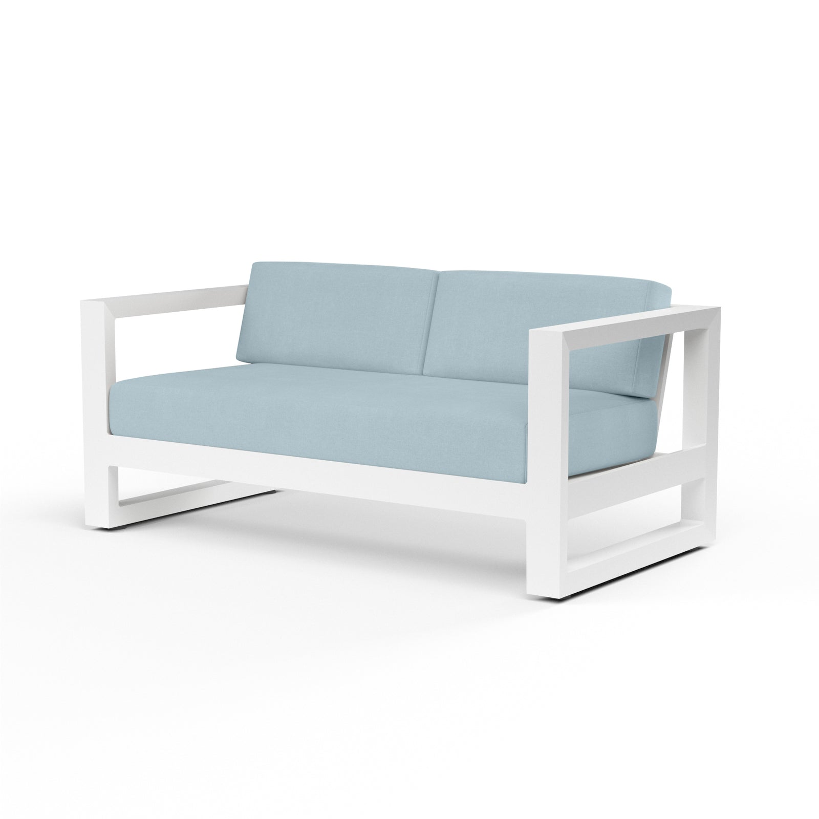 Newport Loveseat in Canvas Skyline, No Welt
