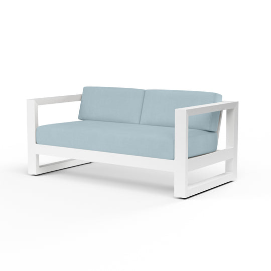 Newport Loveseat in Canvas Skyline, No Welt