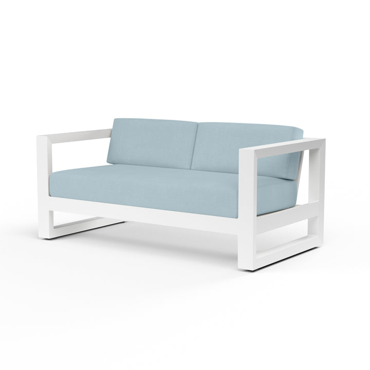 Newport Loveseat in Canvas Skyline, No Welt