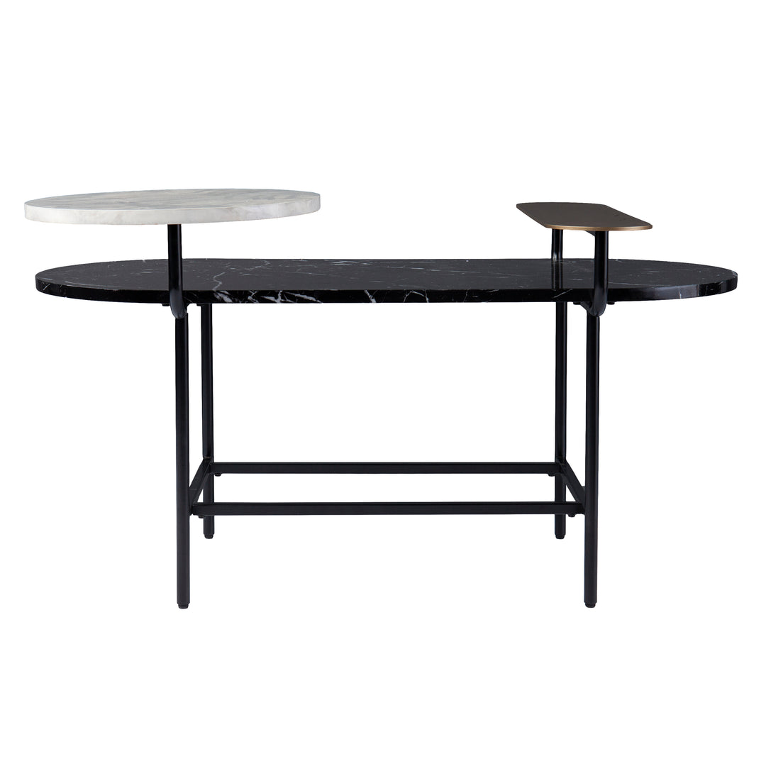 American Home Furniture | SEI Furniture - Arcklid Faux Marble Cocktail Table w/ Storage