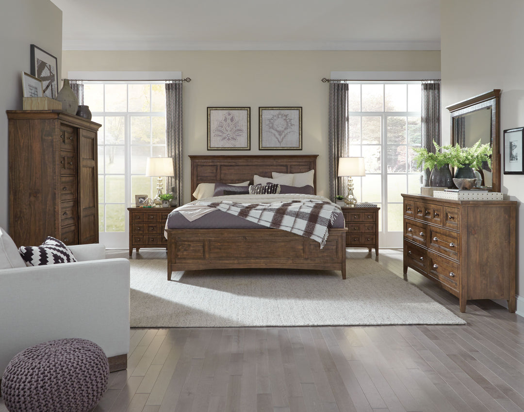 Bay Creek Toasted Nutmeg King Panel Bed - B4398-64