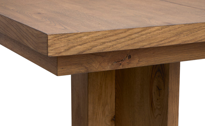 Marcel Harvest Brown Extendable Trestle Dining Table - D6378-21