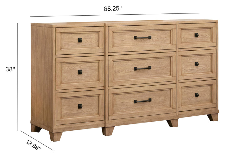 Coventry Honey Wheat Drawer Dresser - B6480-20