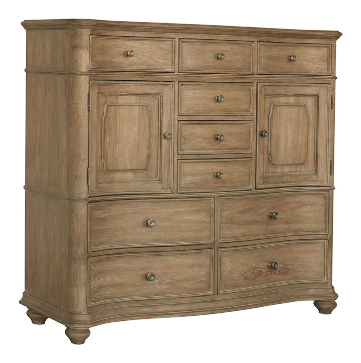Weston Hills Flax Seed 10 Drawer Master Chest - P293-BR-K12