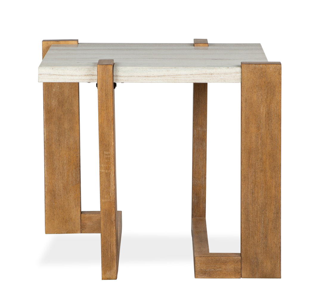Carrington Honey Wheat Rectangular End Table - T5930-03