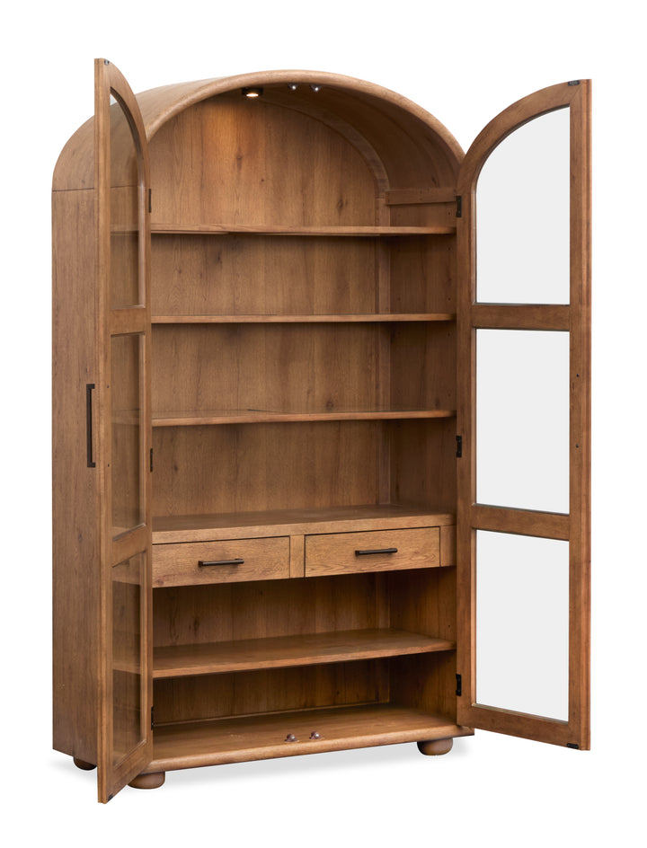 Woodward Dark Clove Display Cabinet - D6521-08