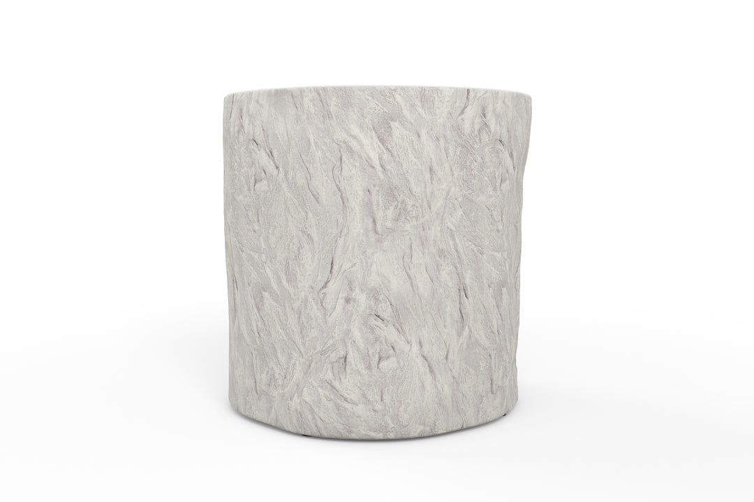 Antique Stone Round End Table