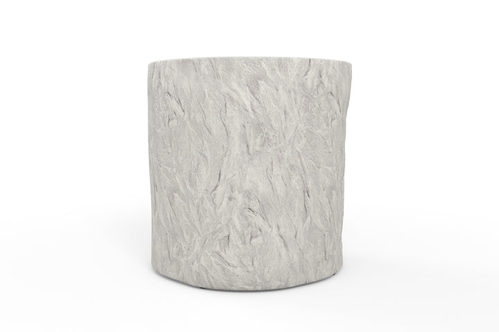 Antique Stone Round End Table