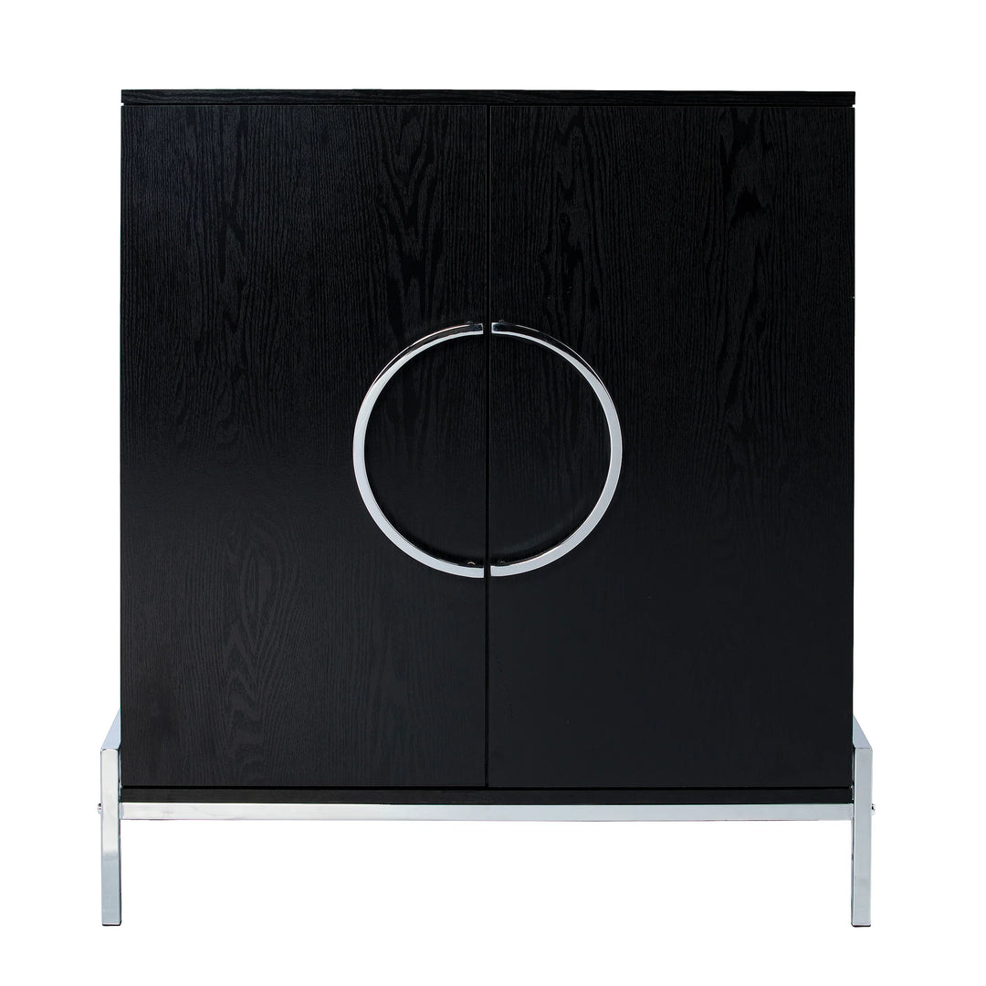 Pierton Double-Door Bar Cabinet - AmericanHomeFurniture