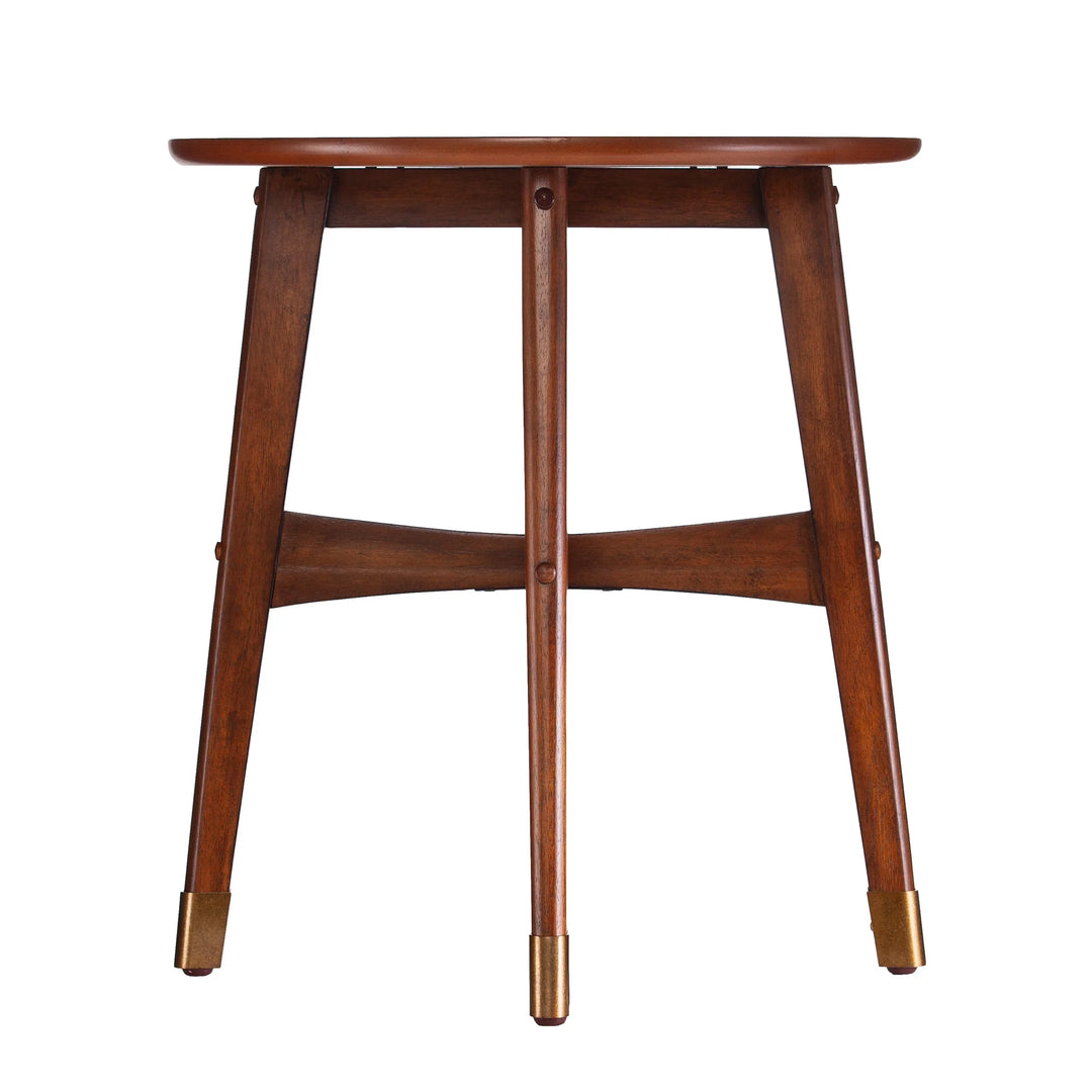 Rhoda Round Midcentury Modern End Table - AmericanHomeFurniture