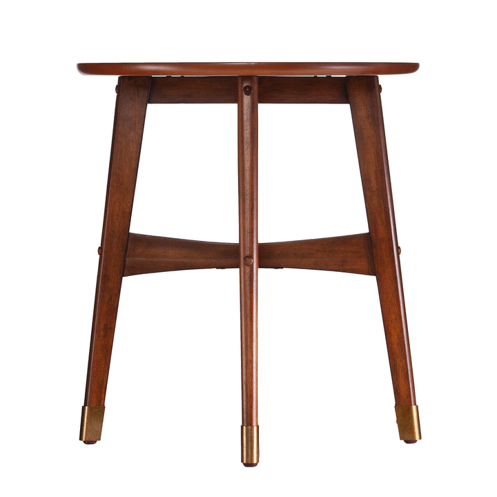 Rhoda Round Midcentury Modern End Table - AmericanHomeFurniture