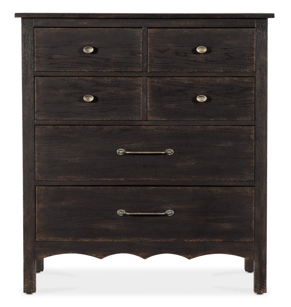 American Home Furniture | Hooker Furniture - Americana Six-Drawer Chest 2 - Molasses