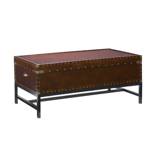 SEI Furniture Voyager Storage Cocktail Table - Espresso COFFEE TABLES