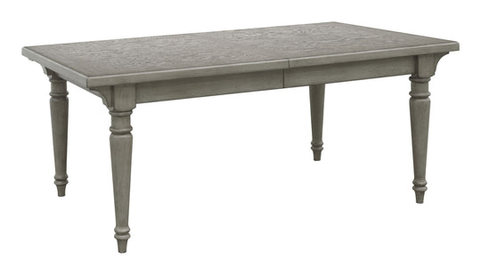 Madison Ridge Bluff Grey Farmhouse Leg Dining Table - P091240