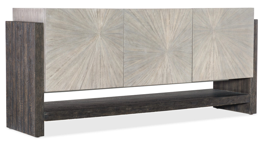 American Home Furniture Hooker Furniture Melange Ground Perspective Credenza