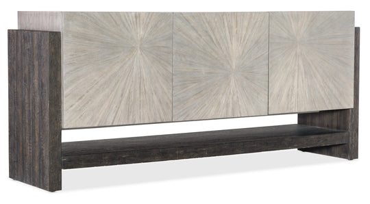 American Home Furniture Hooker Furniture Melange Ground Perspective Credenza