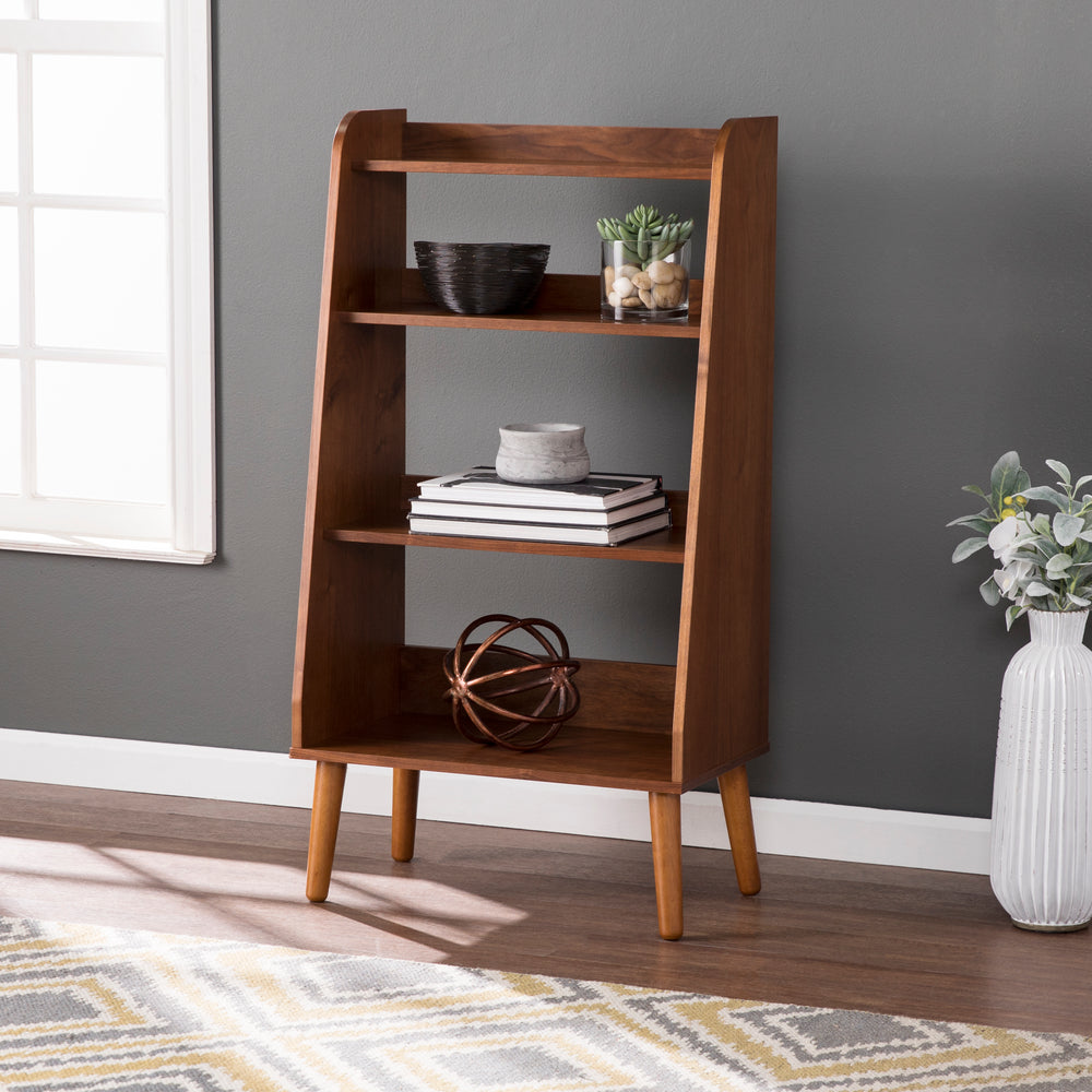 American Home Furniture | SEI Furniture - Berritza Midcentury Modern Bookshelf