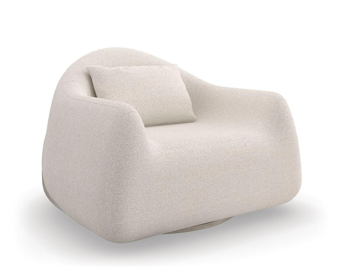 Caracole - Kelly Hoppen Serenity Swivel Chair - KHU-423-031-A | American Home Furniture
