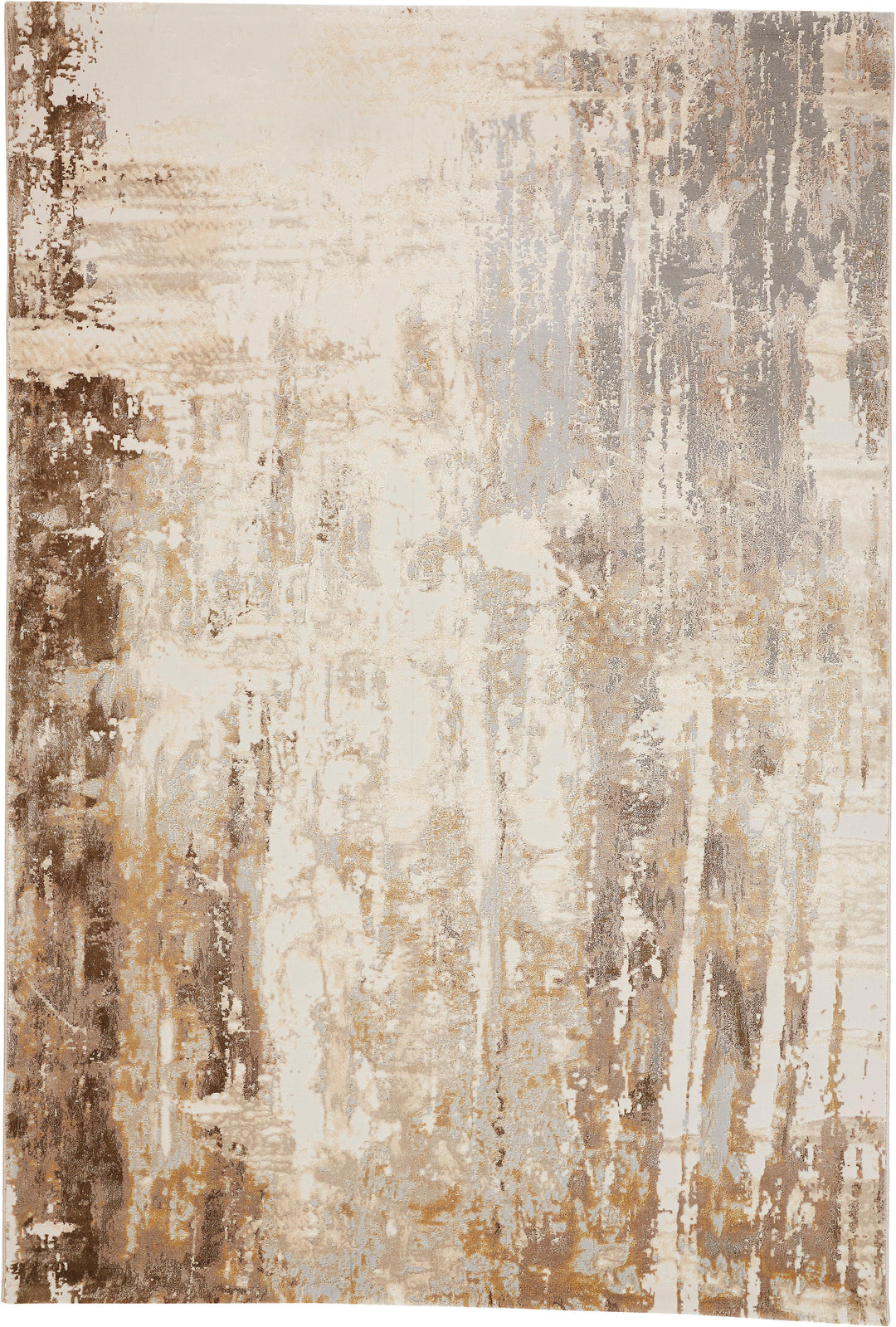 Rectangle/3'9" x 5'7"/Gray/Beige