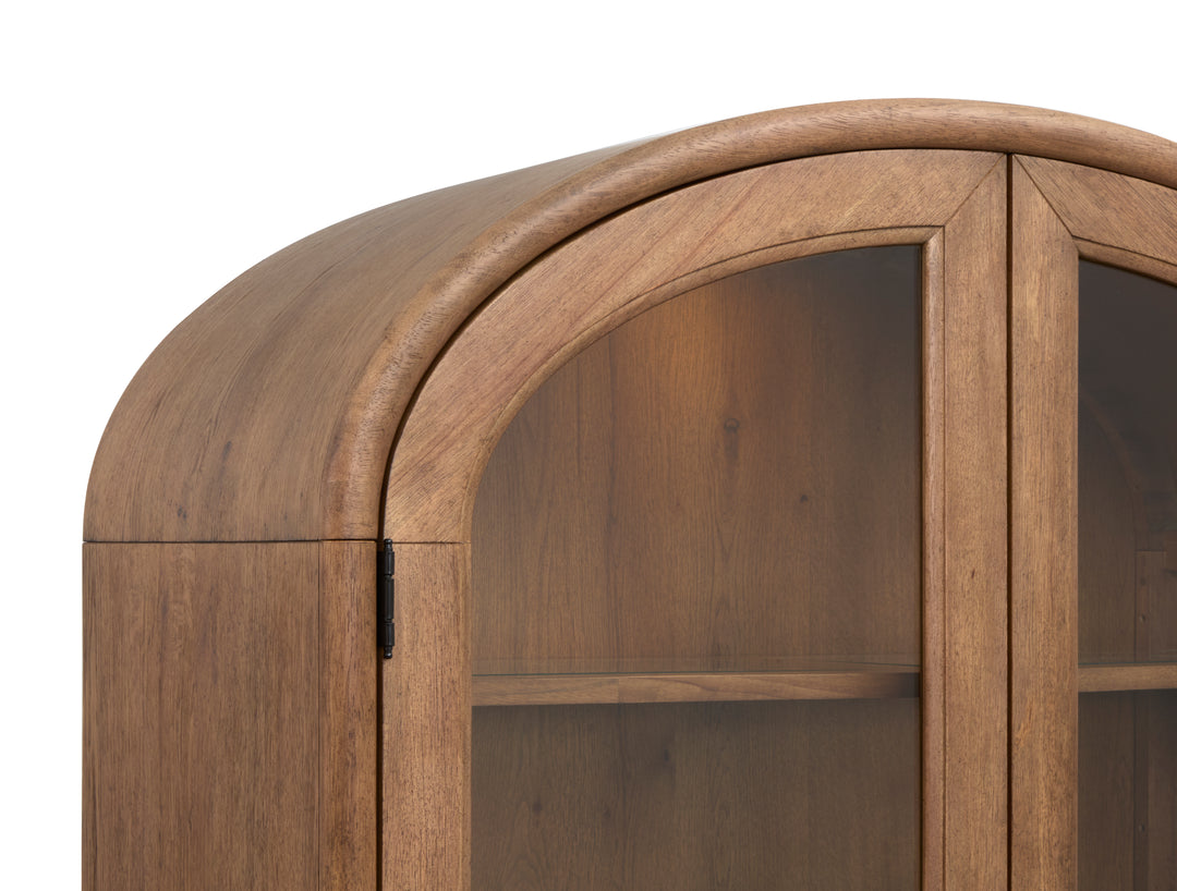 Woodward Dark Clove Display Cabinet - D6521-08