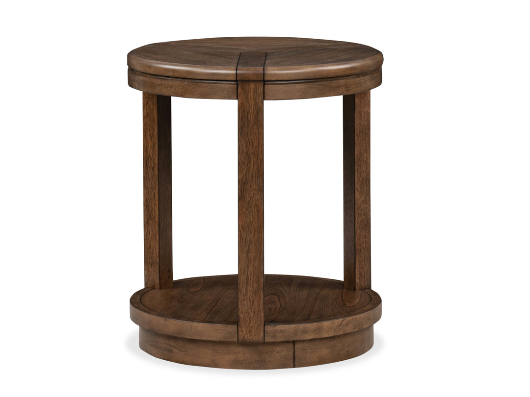 Connolly Brown Round End Table - T6499-05