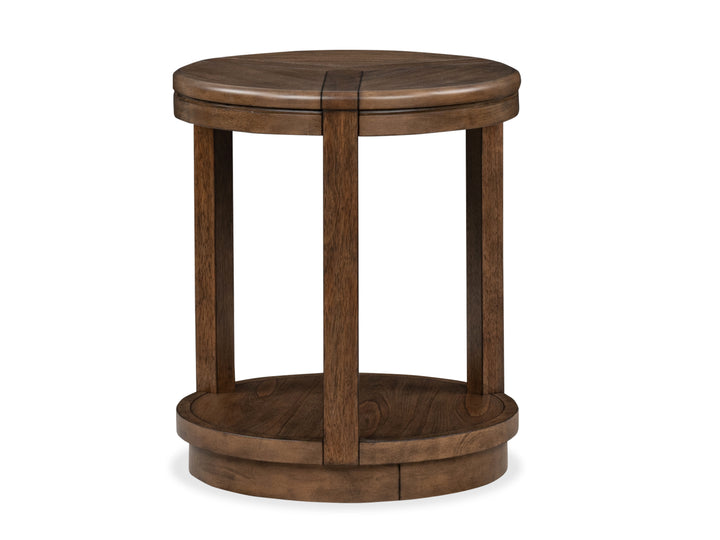Connolly Brown Round End Table - T6499-05