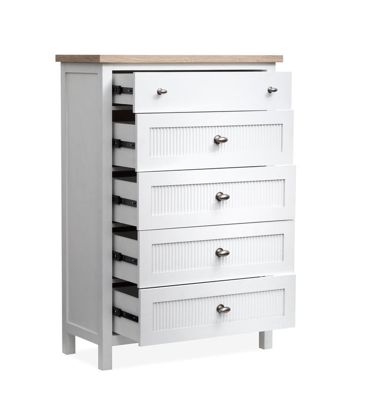 Windmill Harbour White Whisp And Sand Drawer Chest - B6313-10