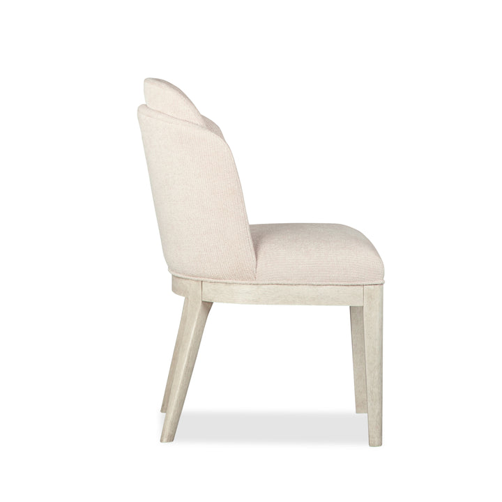 Lorelei Misty Cloud Upholstered Host Chair - Set of 2 - D5893-66