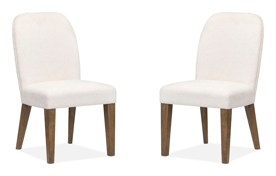 Westbourne Dark Umber Upholstered Host Chair - Set of 2 - D5888-66