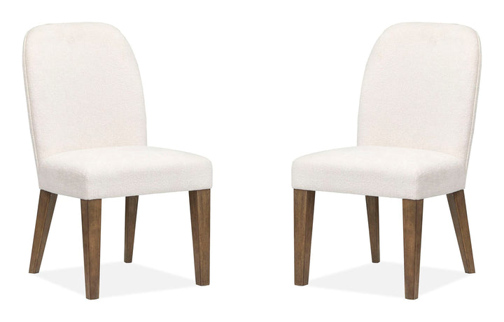 Westbourne Dark Umber Upholstered Host Chair - Set of 2 - D5888-66