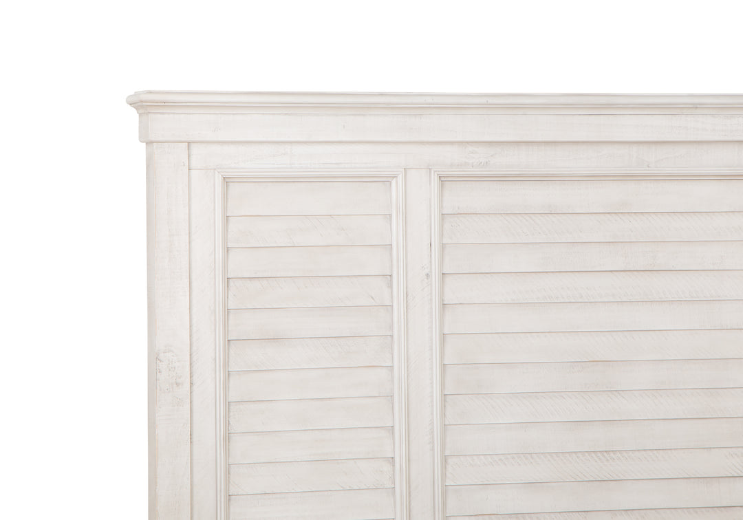Newport Alabaster King Shutter Panel Bed - B5430-65