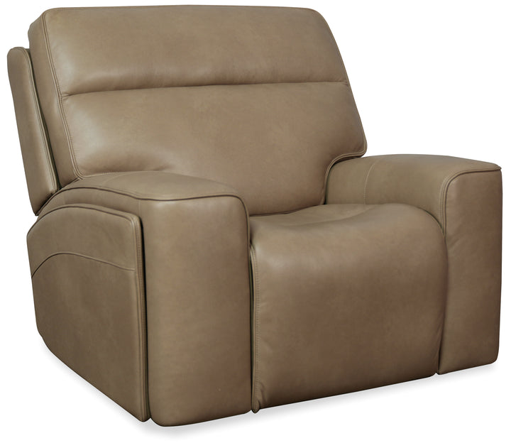 American Home Furniture Hooker Furniture Riverton Power Gliding Recliner with Power Headrest and Lumbar